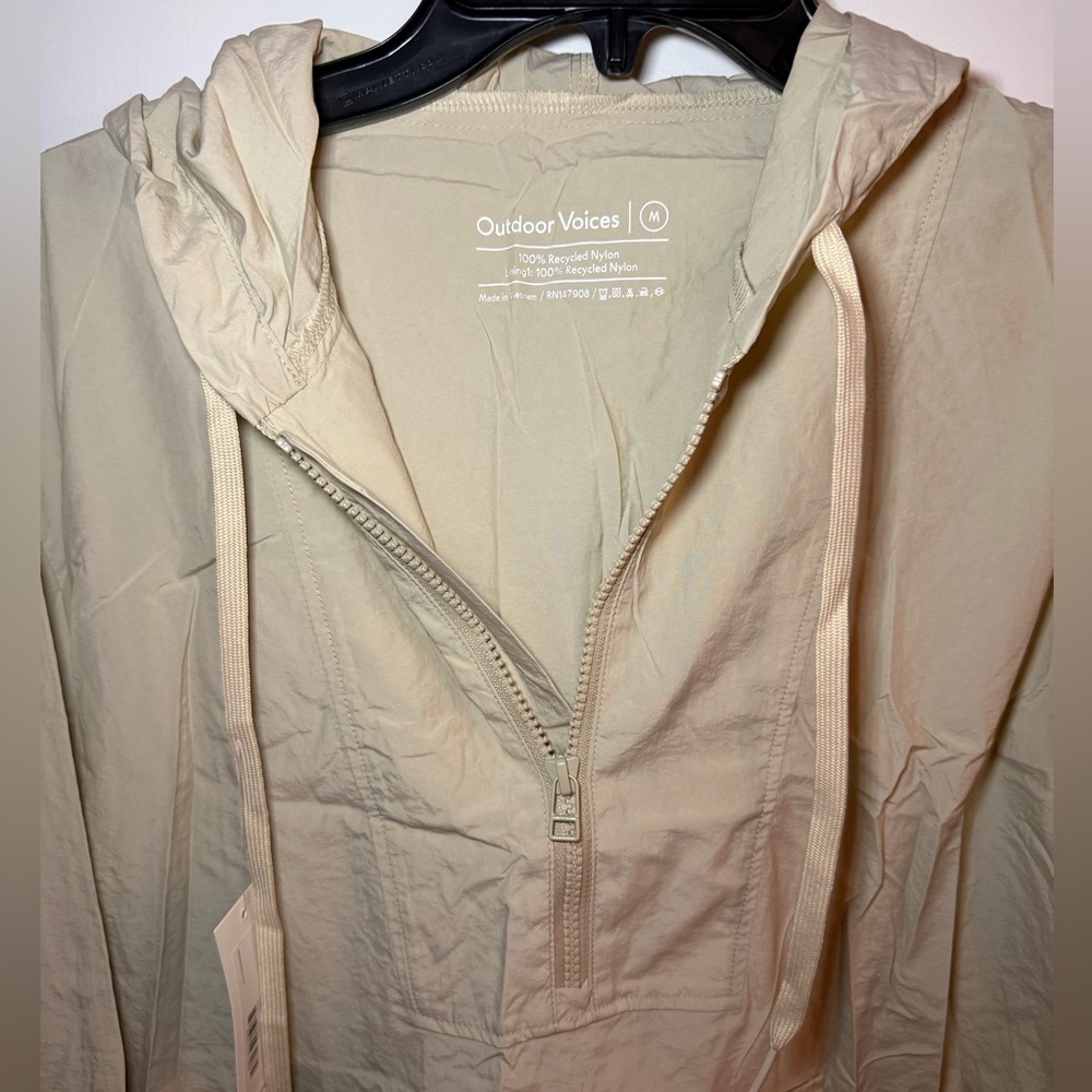 Outdoor Voices RecNylon 1/4 Zip Pullover NWT - Picture 5 of 11